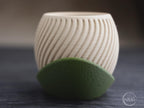 Wavy Geometric Planter, 3D printed in PLA, view 4 of 6