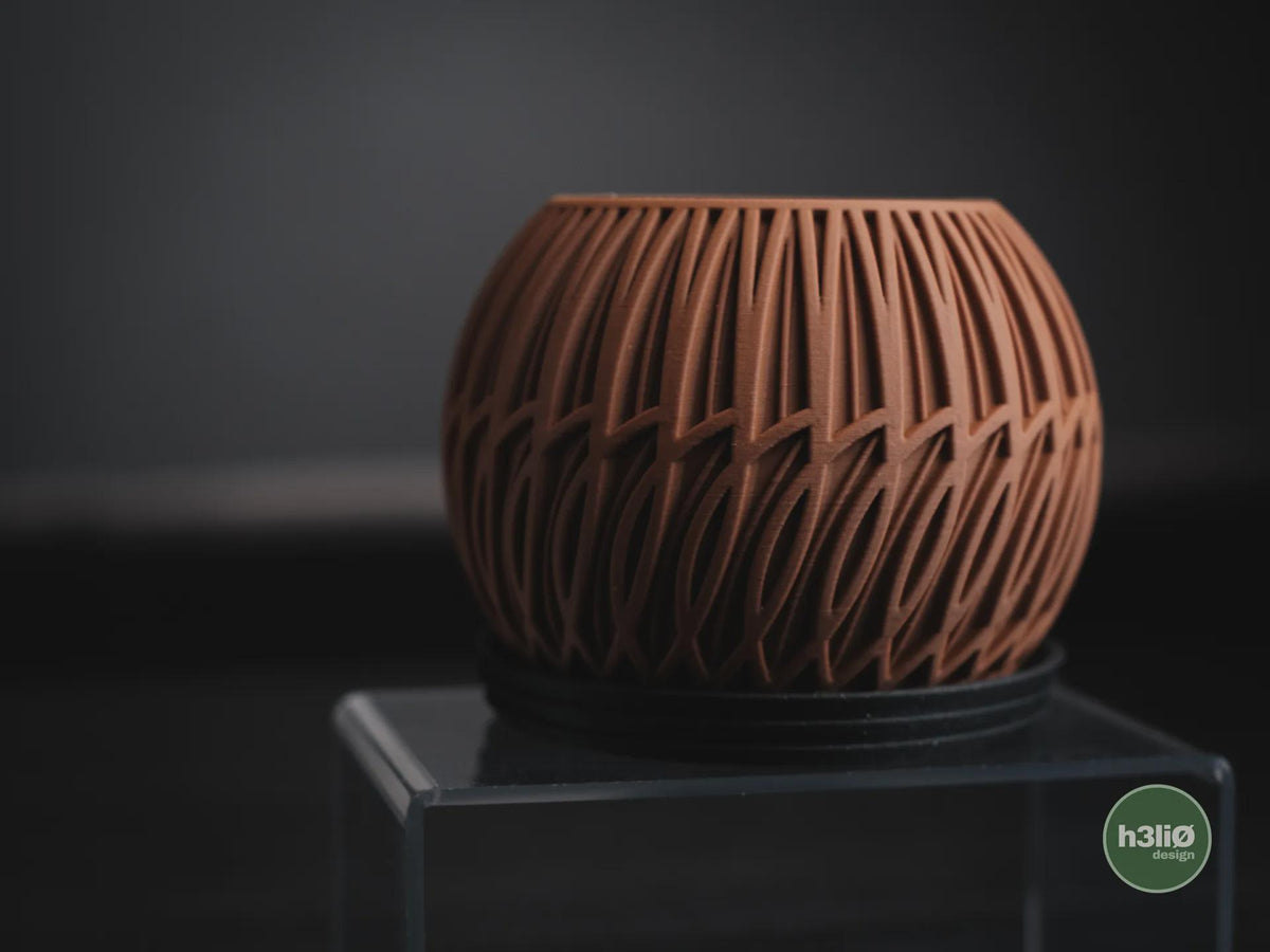 Lumen Geometric Planter, 3D printed in PLA, view 10 of 10