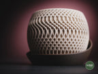 Radiant Geometric Planter, 3D printed in PLA, view 10 of 10