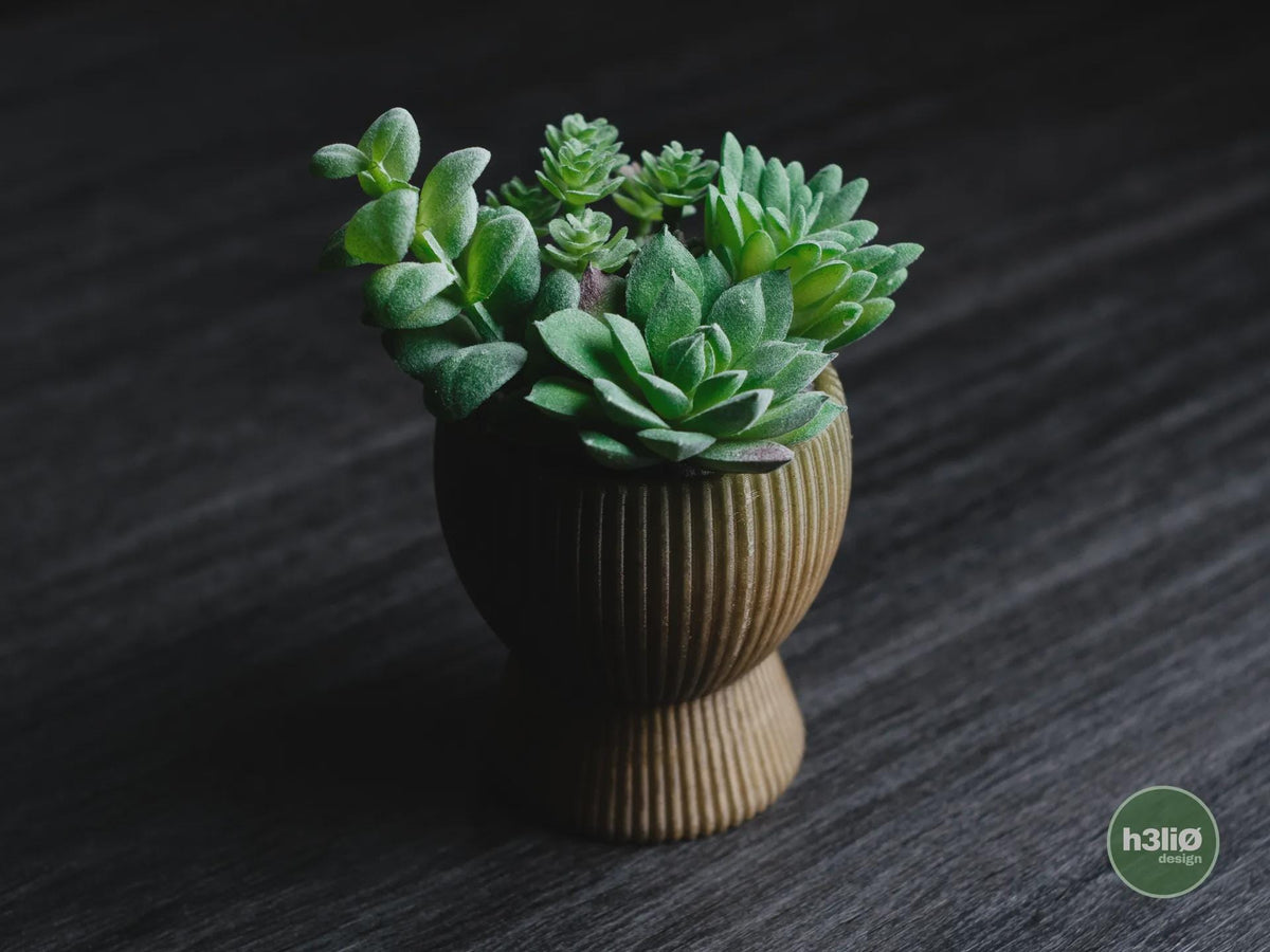 Tundra Geometric Planter, 3D printed in PLA, view 5 of 10