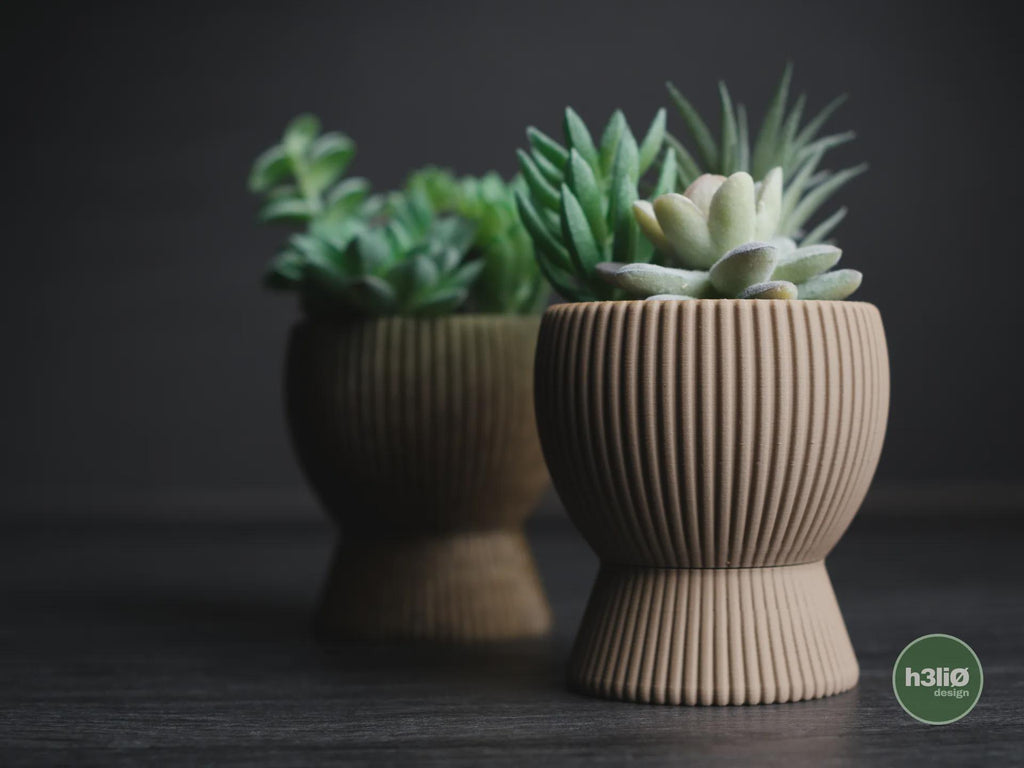 Tundra Geometric Planter, 3D printed in PLA, view 6 of 10