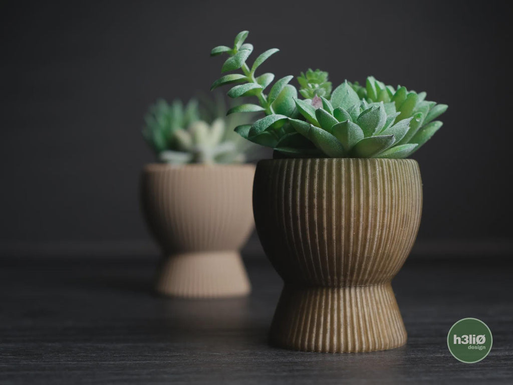 Tundra Geometric Planter, 3D printed in PLA, view 4 of 10