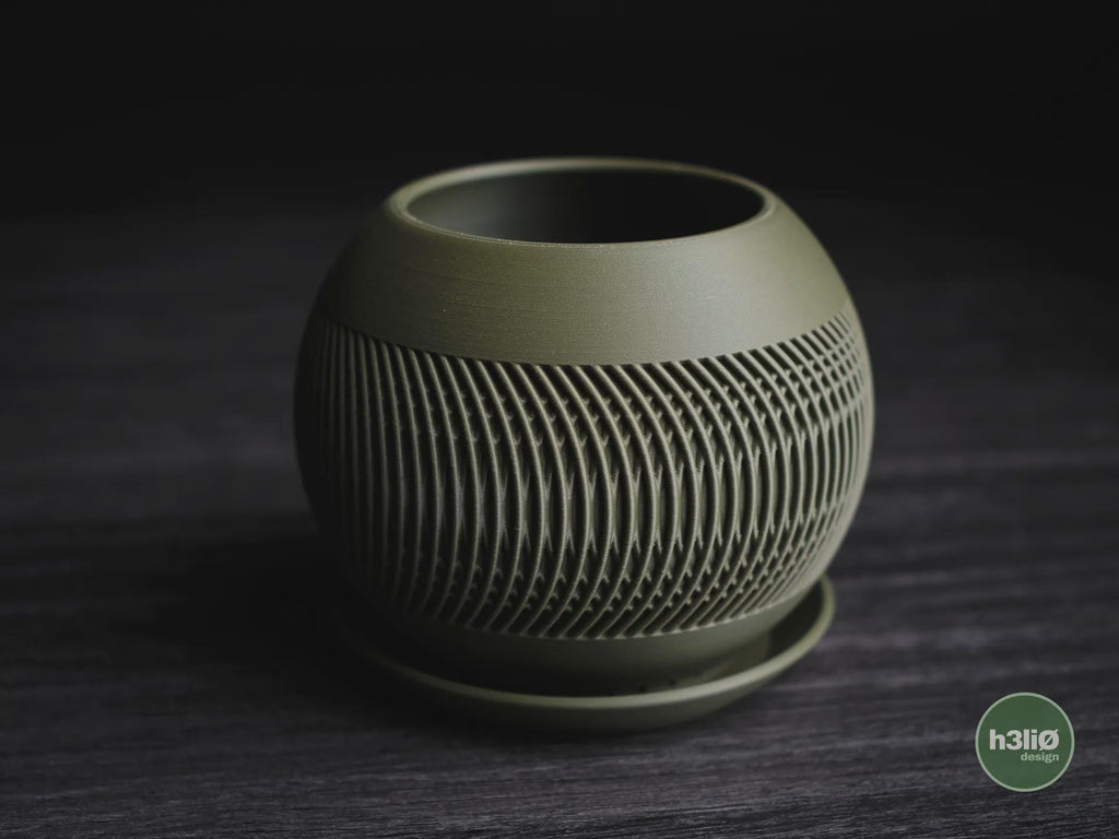 Solis Geometric Planter, 3D printed in PLA, view 2 of 11