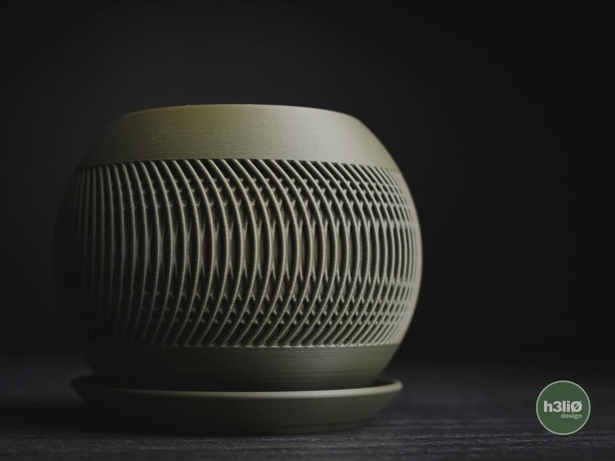 Solis Geometric Planter, 3D printed in PLA, view 6 of 11