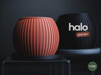 Halo Geometric Planter, 3D printed in PLA