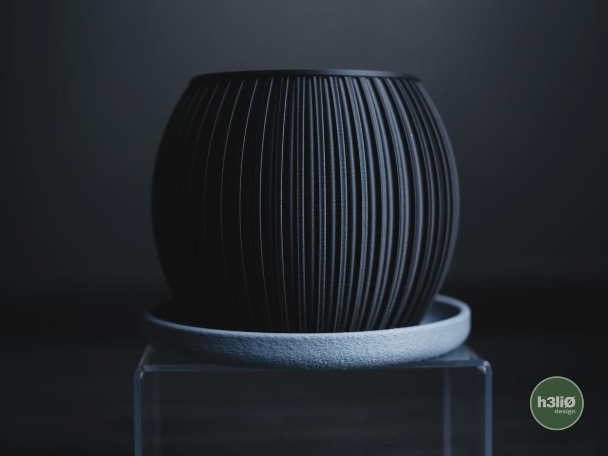 Halo Geometric Planter, 3D printed in PLA, view 12 of 16