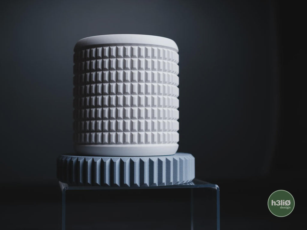 Quartz Geometric Planter, 3D printed in PLA, view 13 of 14