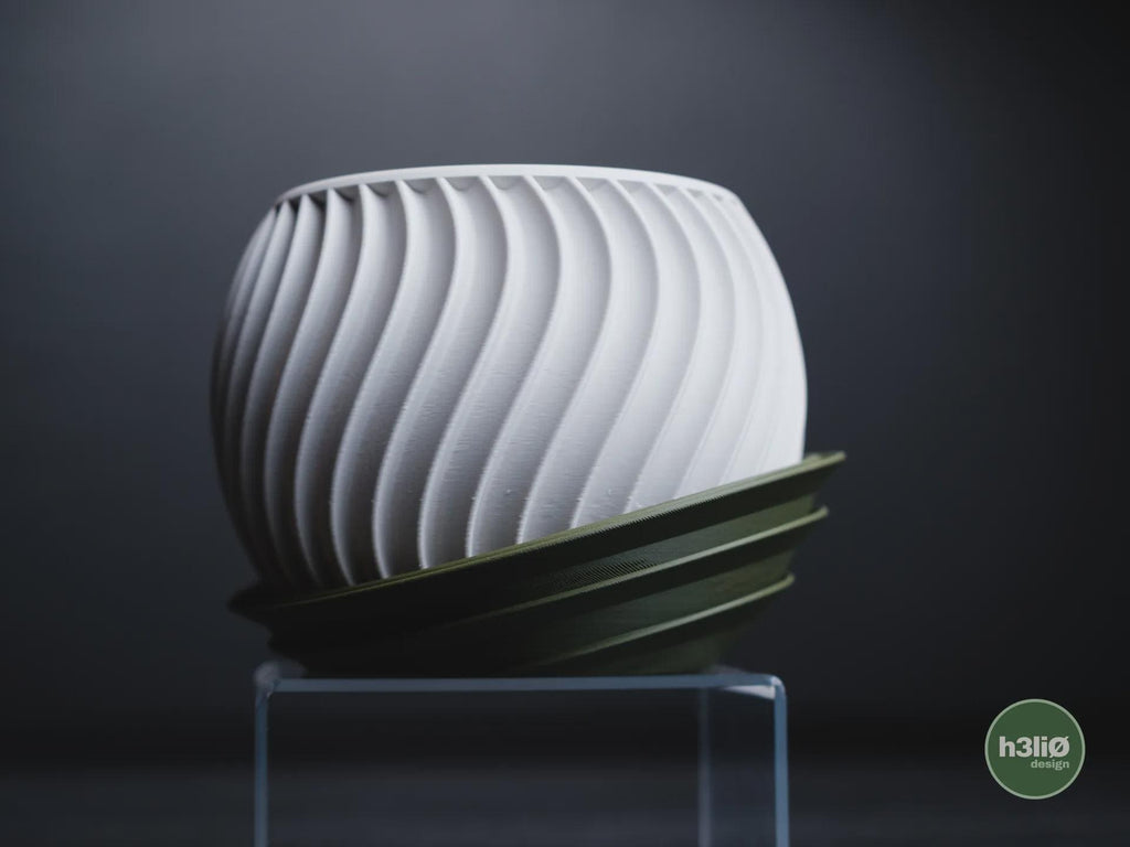 Sonar Geometric Planter, 3D printed in PLA, view 2 of 14