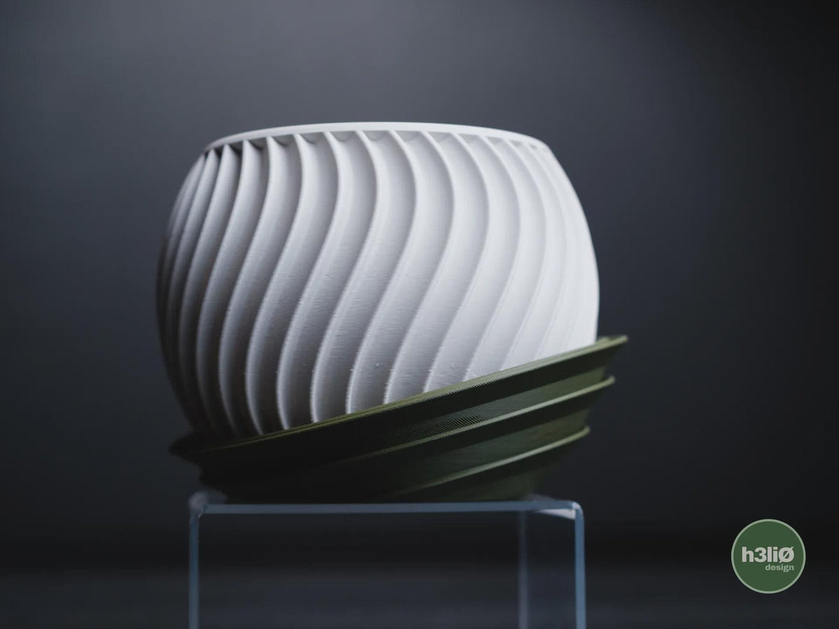 Sonar Geometric Planter, 3D printed in PLA, view 2 of 14