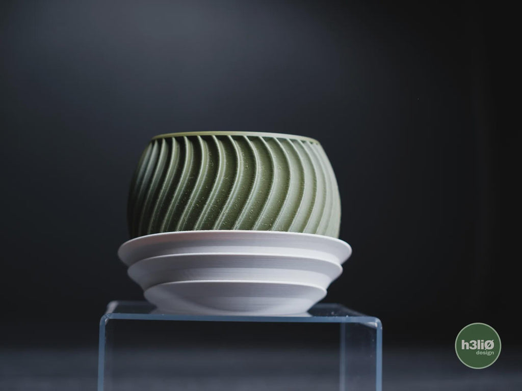 Sonar Geometric Planter, 3D printed in PLA, view 9 of 14