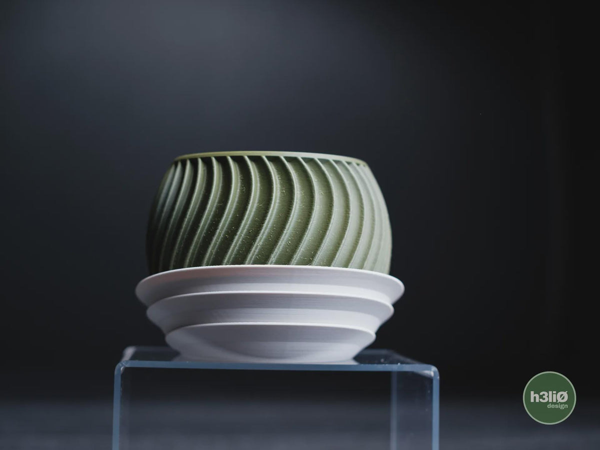 Sonar Geometric Planter, 3D printed in PLA, view 9 of 14