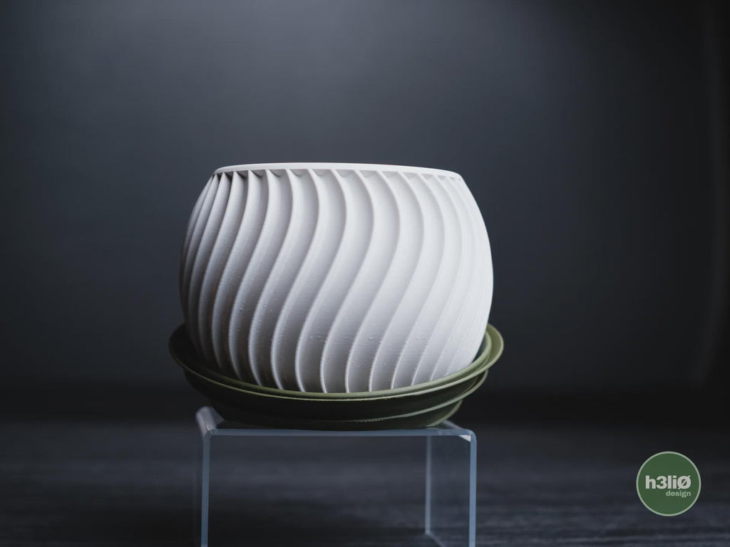 Sonar Geometric Planter, 3D printed in PLA, view 5 of 14