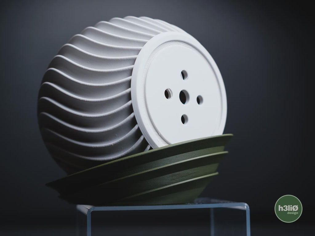 Sonar Geometric Planter, 3D printed in PLA, view 14 of 14