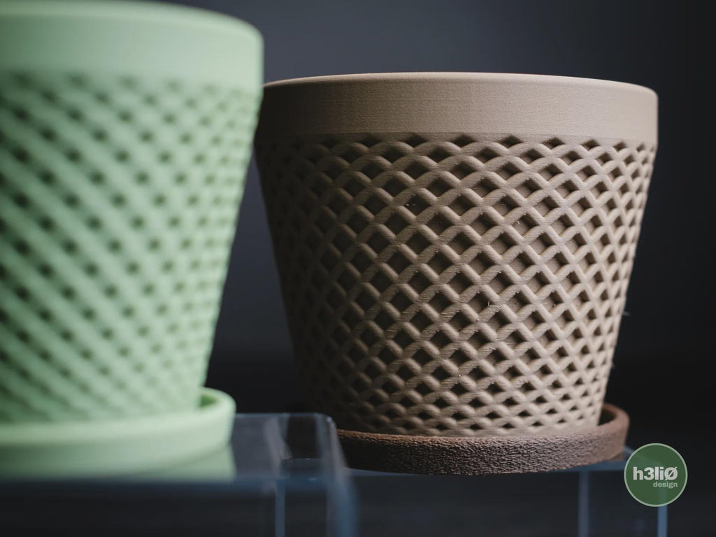 Delta Geometric Planter, 3D printed in PLA, view 7 of 11