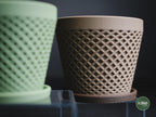 Delta Geometric Planter, 3D printed in PLA, view 7 of 11