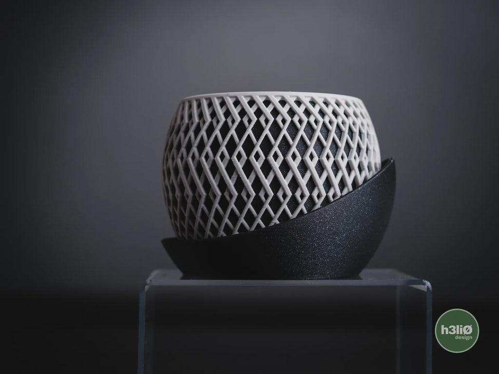 Arcane Geometric Planter, 3D printed in PLA, view 5 of 14