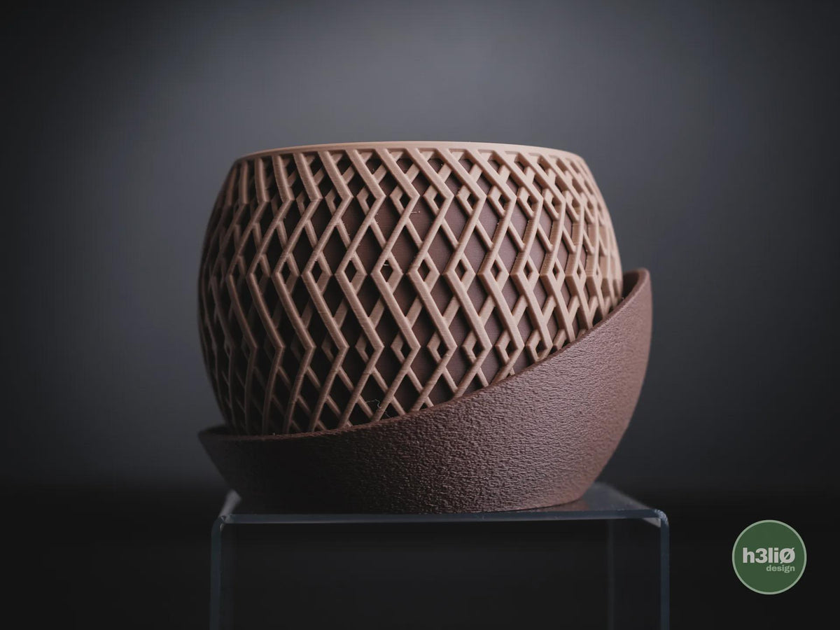 Arcane Geometric Planter, 3D printed in PLA, view 13 of 14