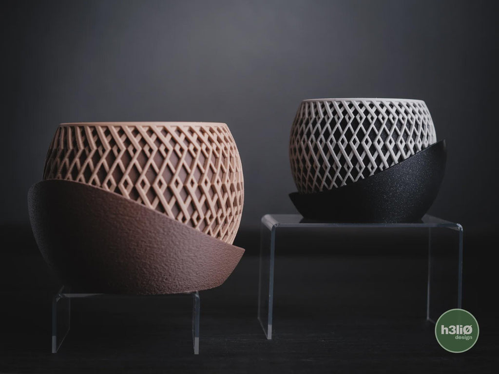 Arcane Geometric Planter, 3D printed in PLA, view 14 of 14