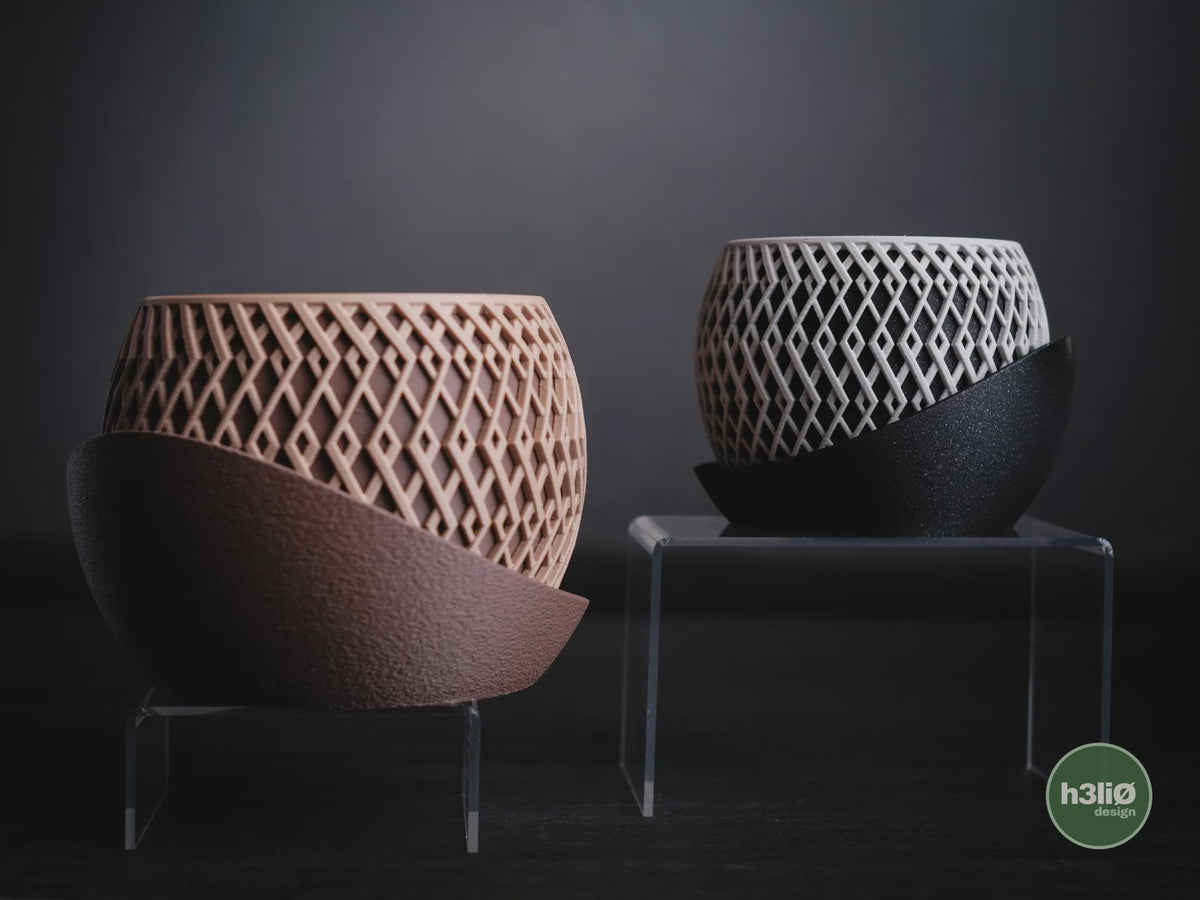 Arcane Geometric Planter, 3D printed in PLA, view 14 of 14