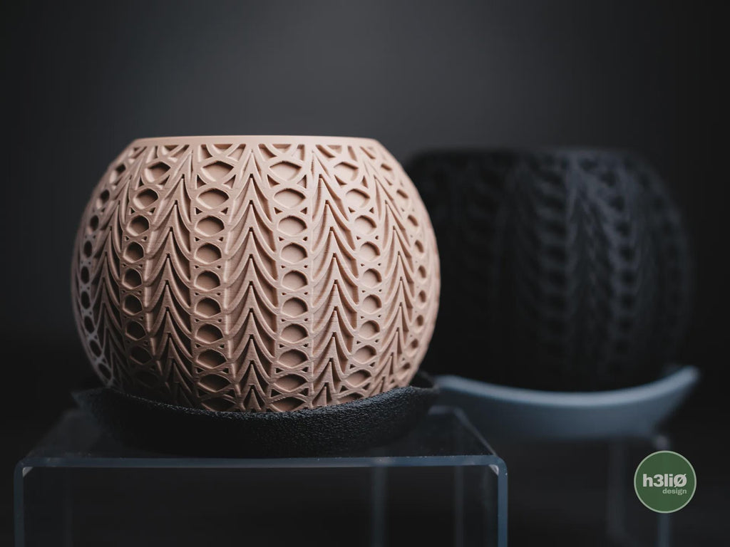 Fusion Geometric Planter, 3D printed in PLA, view 6 of 13