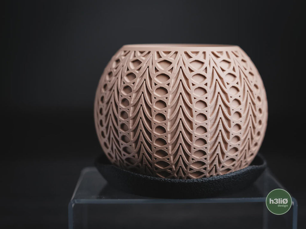 Fusion Geometric Planter, 3D printed in PLA, view 13 of 13