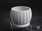 Stratum Geometric Planter, 3D printed in PLA, view 3 of 11