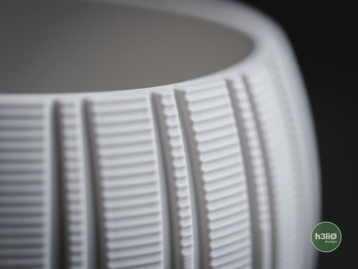 Stratum Geometric Planter, 3D printed in PLA, view 4 of 11
