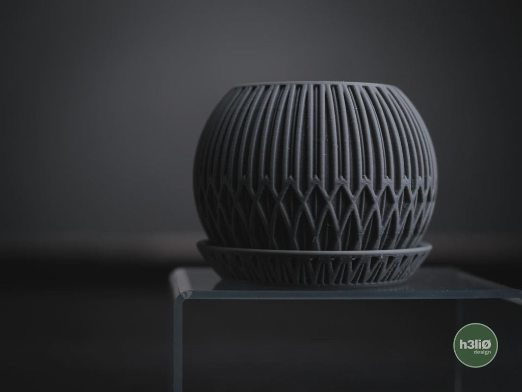 Zyra Geometric Planter, 3D printed in PLA, view 2 of 13