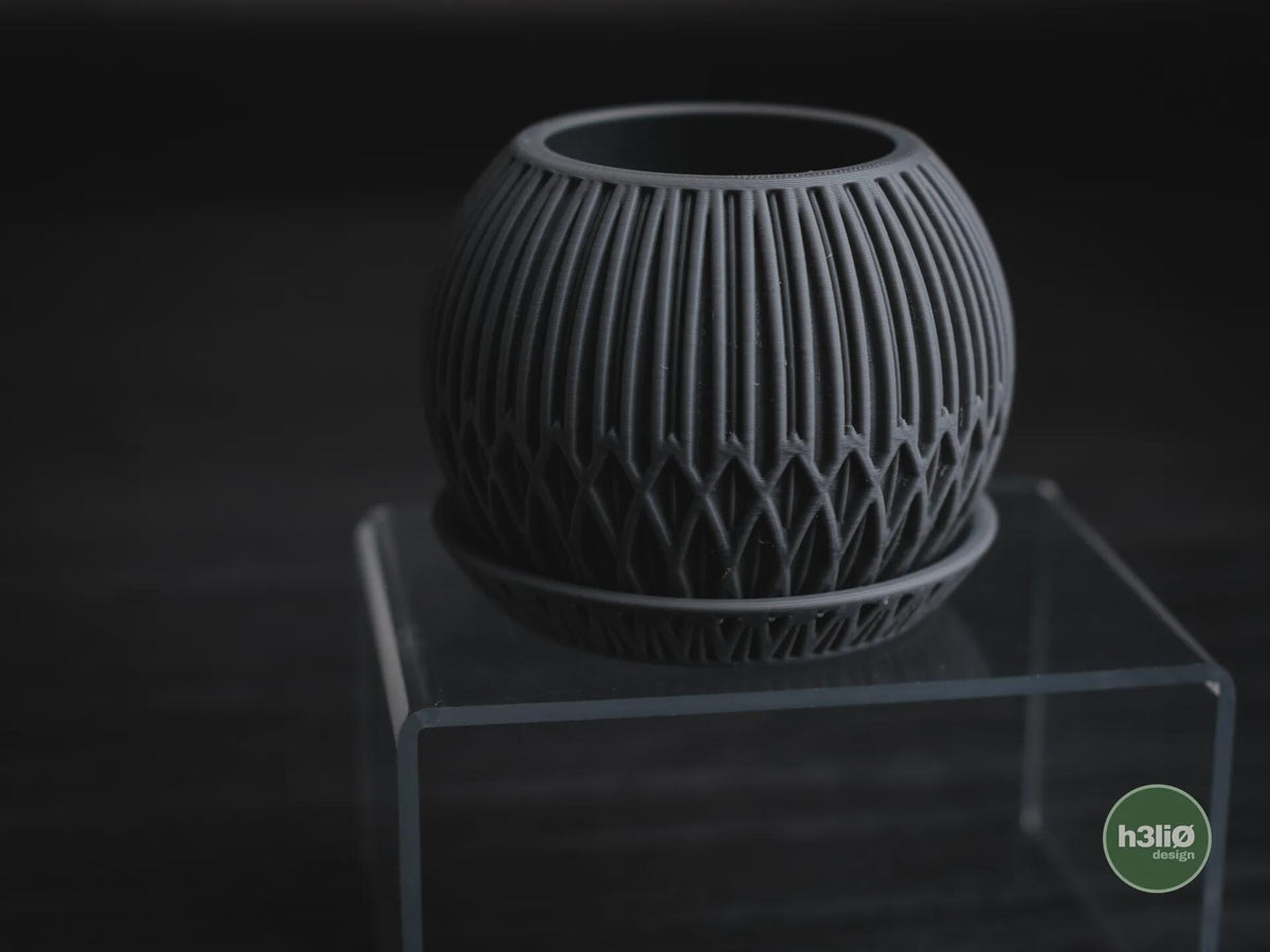 Zyra Geometric Planter, 3D printed in PLA, view 8 of 13