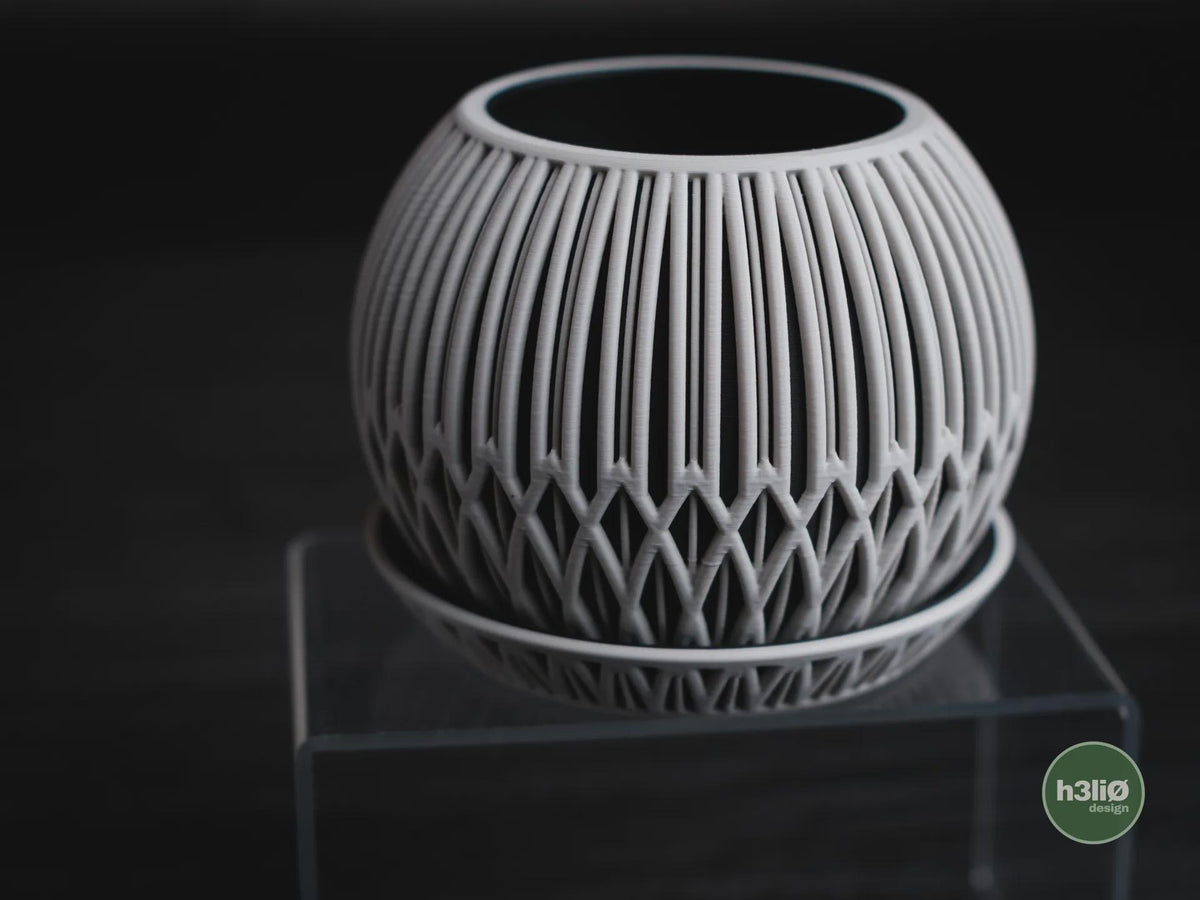 Zyra Geometric Planter, 3D printed in PLA, view 5 of 13
