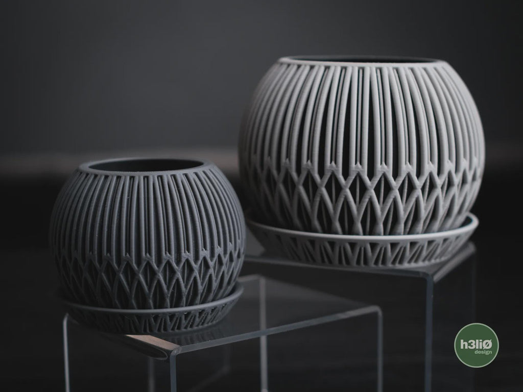 Zyra Geometric Planter, 3D printed in PLA, view 4 of 13