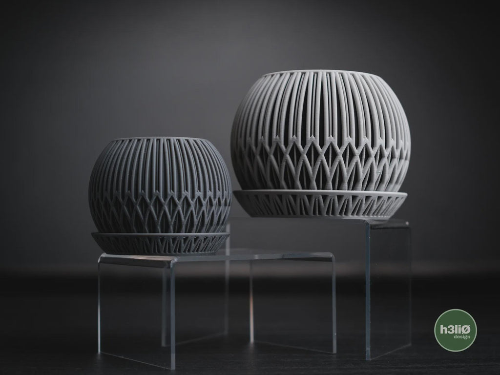 Zyra Geometric Planter, 3D printed in PLA, view 7 of 13
