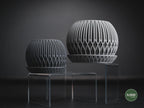 Zyra Geometric Planter, 3D printed in PLA, view 7 of 13