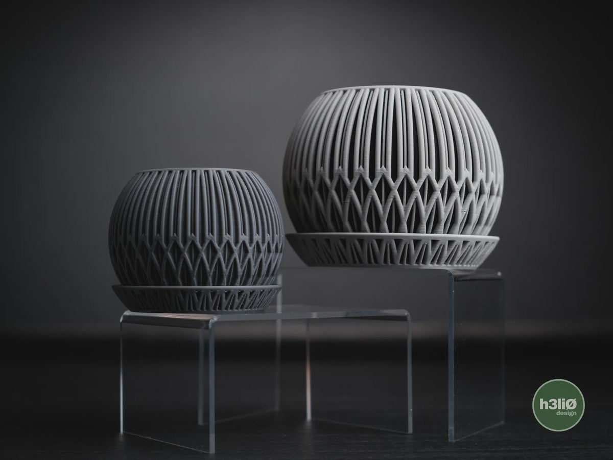 Zyra Geometric Planter, 3D printed in PLA, view 7 of 13