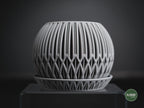 Zyra Geometric Planter, 3D printed in PLA, view 13 of 13