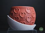 Cuore Heart Planter, 3D printed in PLA, view 8 of 12