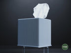 Geometric Tissue Box Cover, 3D printed in PLA, view 7 of 11