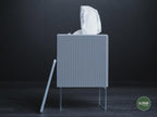 Geometric Tissue Box Cover, 3D printed in PLA, view 5 of 11