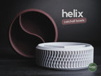 Helix Catch-All Bowl, 3D printed in PLA