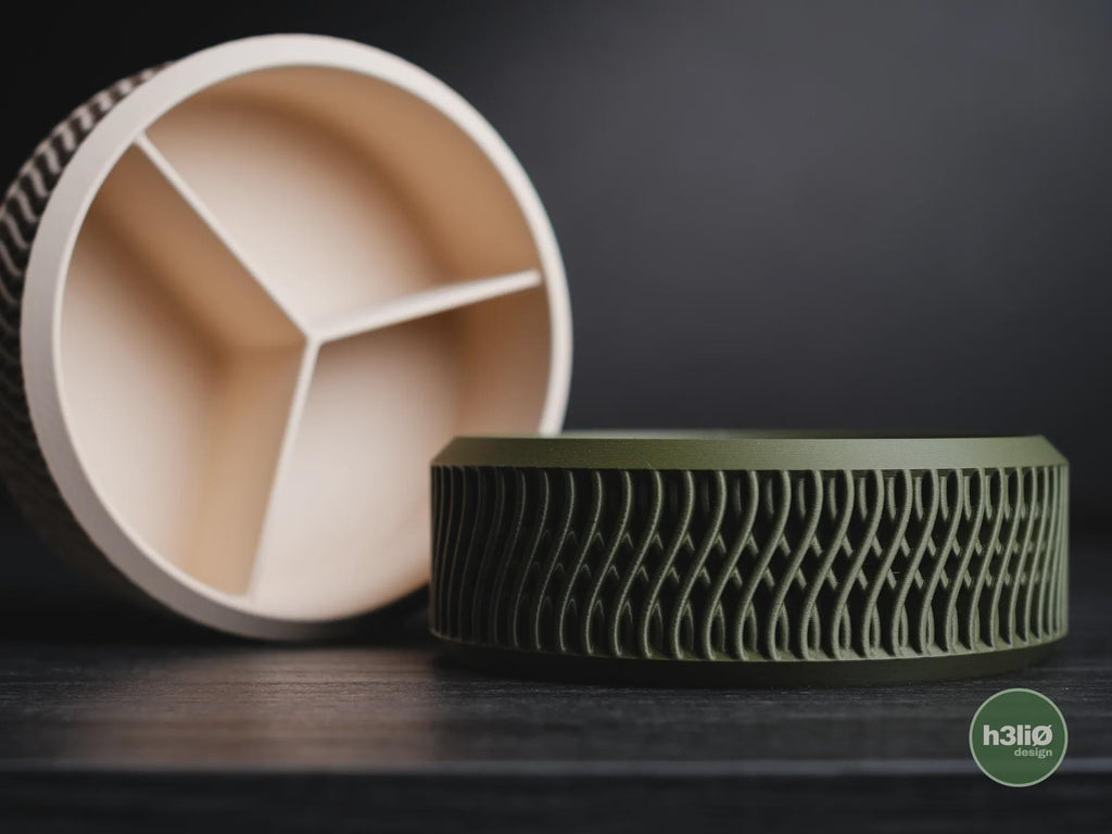 Helix Catch-All Bowl, 3D printed in PLA, view 10 of 12