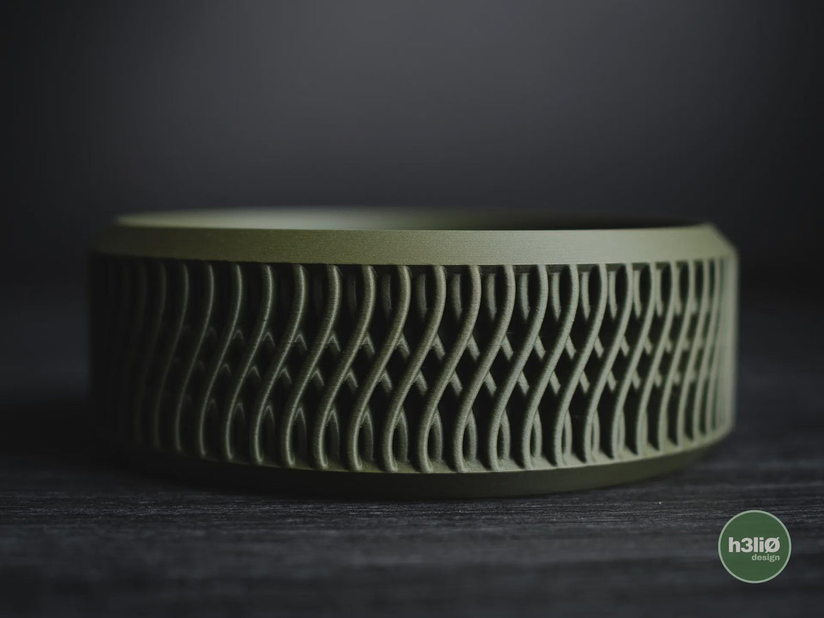 Helix Catch-All Bowl, 3D printed in PLA, view 7 of 12