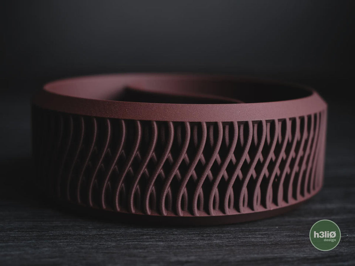 Helix Catch-All Bowl, 3D printed in PLA, view 9 of 12