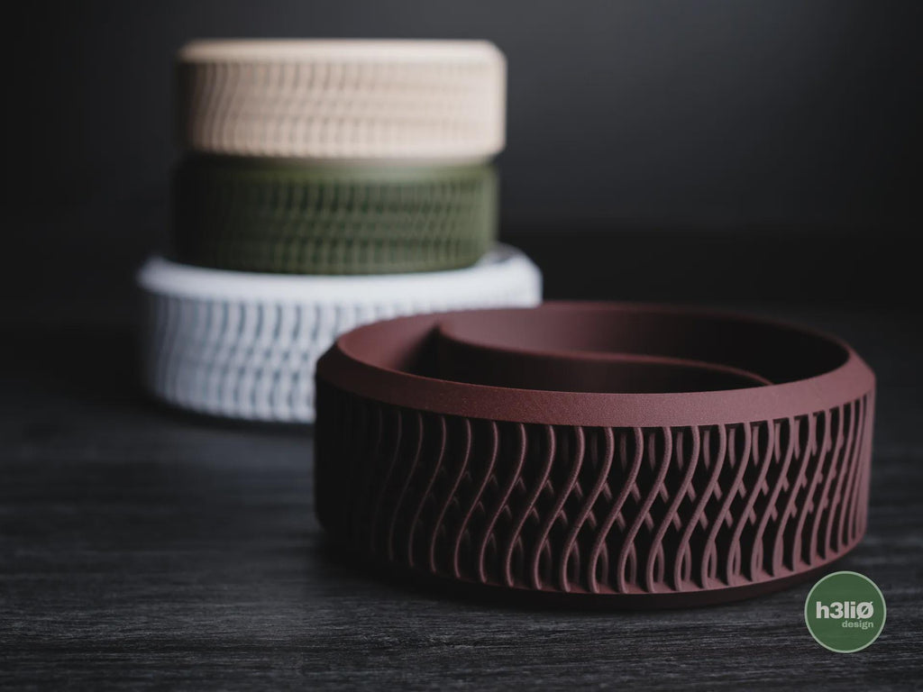 Helix Catch-All Bowl, 3D printed in PLA, view 11 of 12