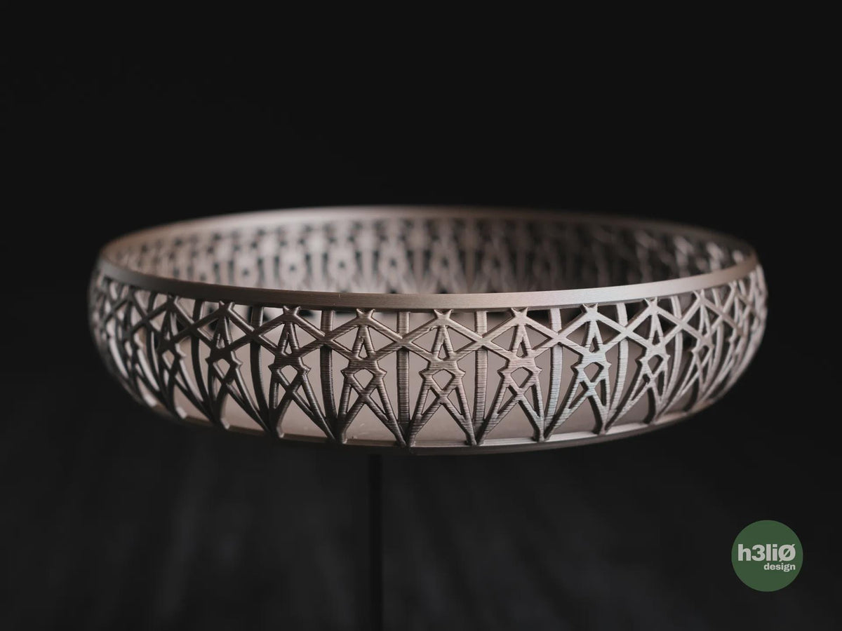 Christmas Geometric Bowl, 3D printed in PLA, view 7 of 14