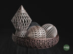 Christmas Geometric Bowl, 3D printed in PLA, view 11 of 14