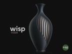 Wisp Geometric Vase, 3D printed in PLA