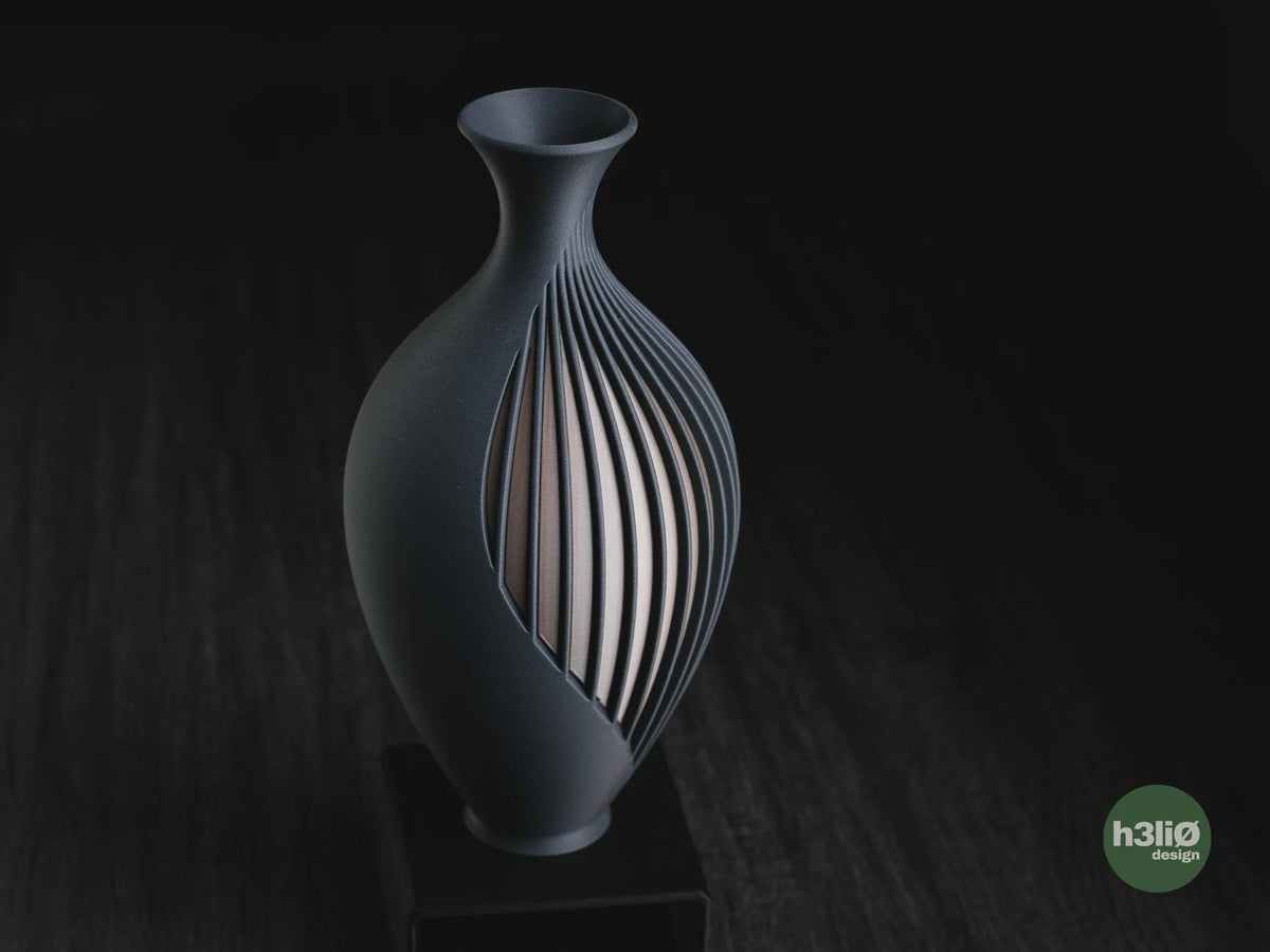 Wisp Geometric Vase, 3D printed in PLA, view 4 of 14