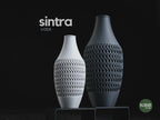 Sintra Geometric Vase, 3D printed in PLA