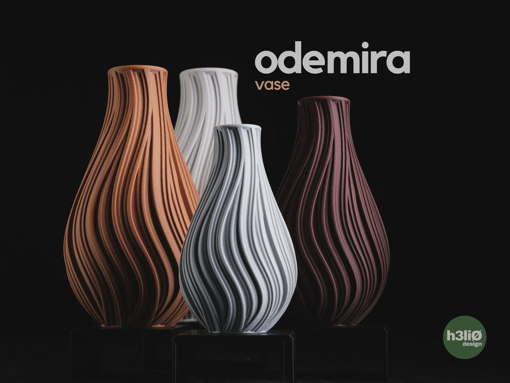 Odemira Geometric Vase, 3D printed in PLA