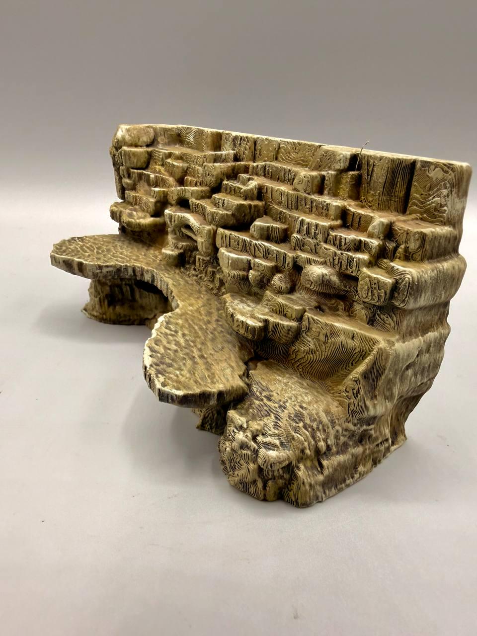 Terraces 3D Background, 3D printed in PETG, view 4 of 6